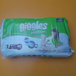 پوشک بچه گیگلز سایز 3    48 تایی